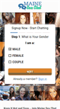 Mobile Screenshot of mainesexchat.com
